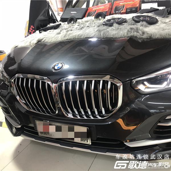 更加靓丽的三分频系统 武汉宝马X5汽车音响改装