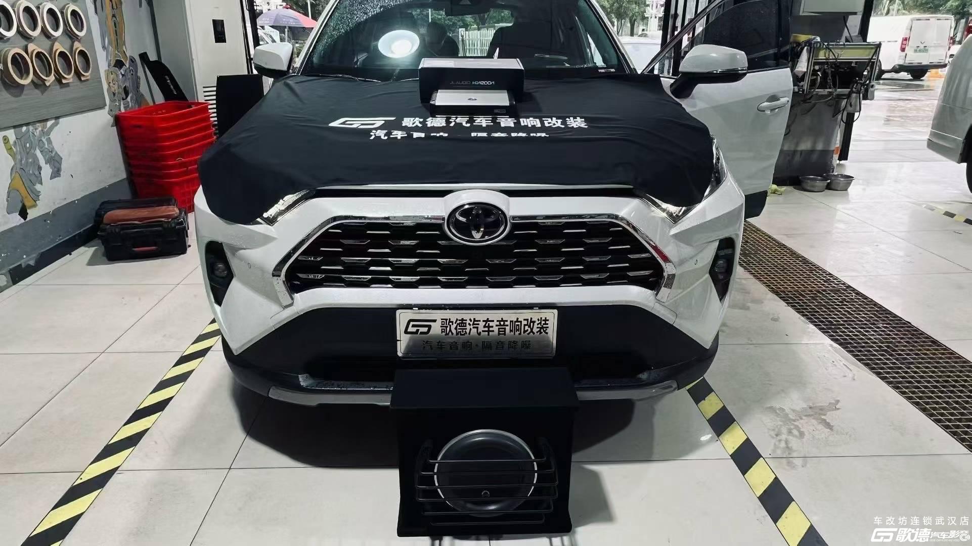RAV4升级捷力HD1200.1单路功放➕捷力W7超低音